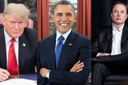 Elon Musk, Donald Trump, and Barack Obama