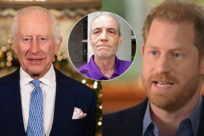 King Charles, Prince Harry and Simon Dorante-Day