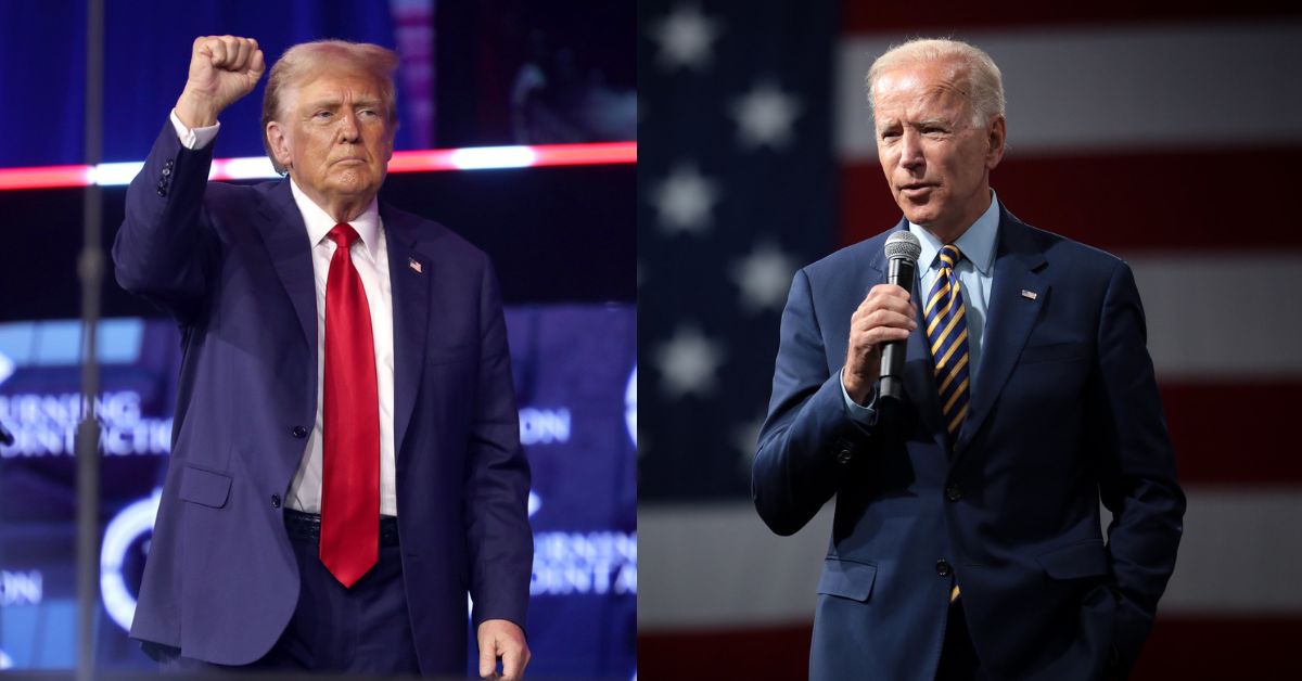 President Donald Trump and former President Joe Biden