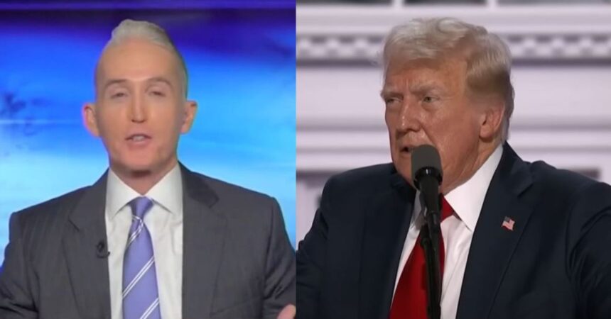 Fox News host Trey Gowdy and Donald Trump
