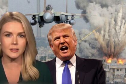 Karoline Leavitt and Donald Trump