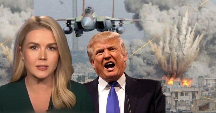 Karoline Leavitt and Donald Trump