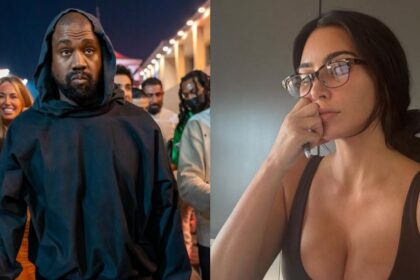 Kanye West and Kim Kardashian