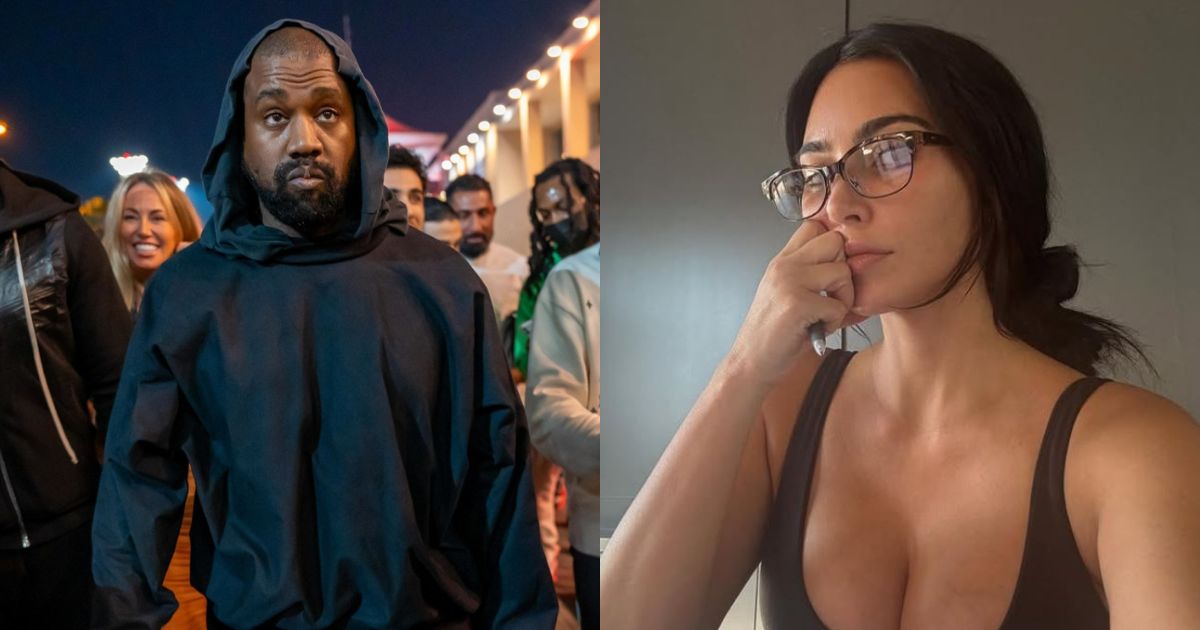 Kanye West and Kim Kardashian