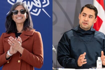 Usha Vance and Múte Bourup Egede.