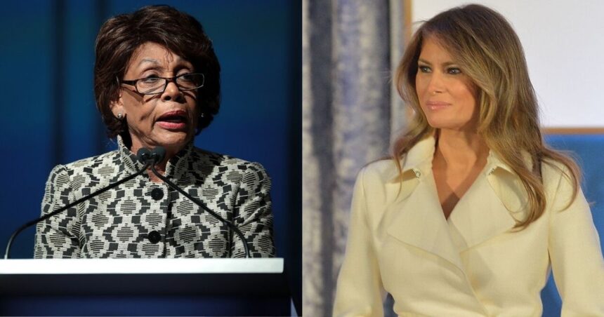 Maxine Waters and Melania Trump